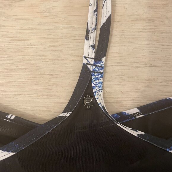 Fabletics Marcela Mesh Midi Sports Bra Palma Print Size Medium - Picture 5 of 6